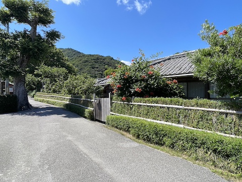 岩崎弥太郎生家の風景