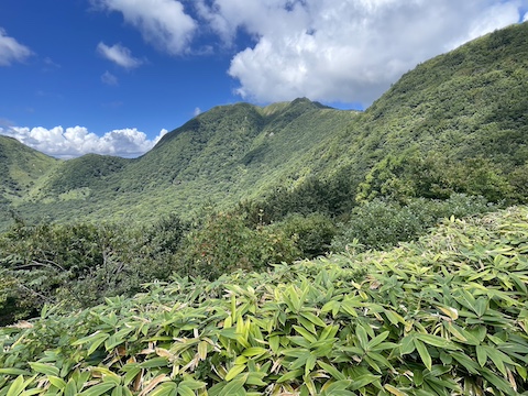 男三瓶山の風景