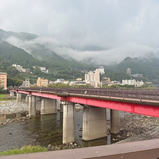 下呂温泉街の風景