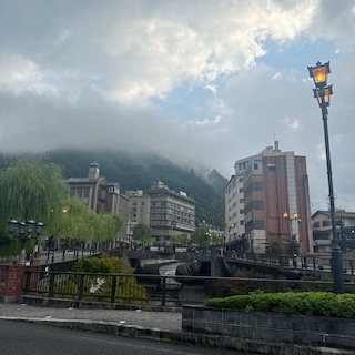 下呂温泉街の風景