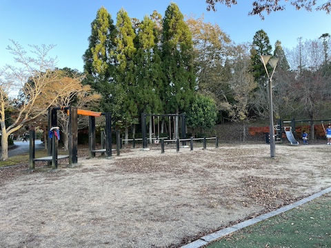 岡山県美作ラグビー・サッカー場の風景