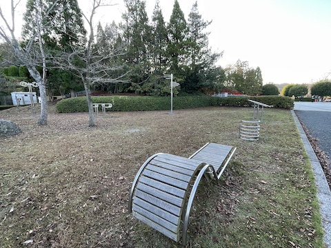 岡山県美作ラグビー・サッカー場の風景