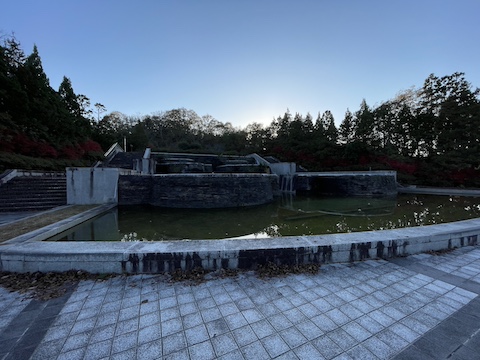 岡山県美作ラグビー・サッカー場の風景