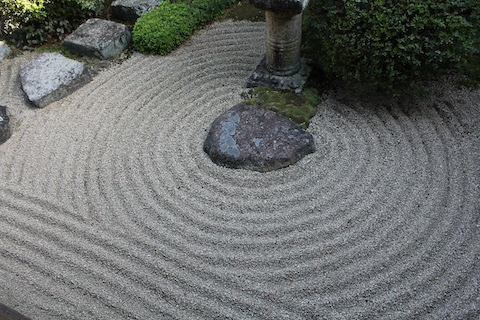 頼久寺庭園の風景