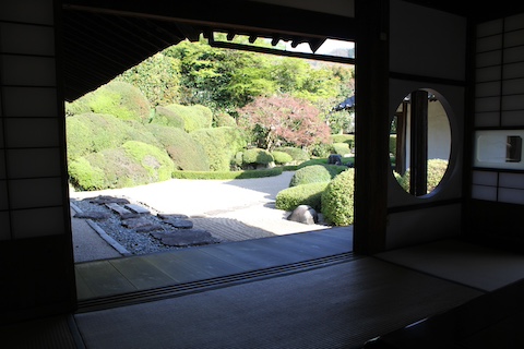 頼久寺庭園の風景