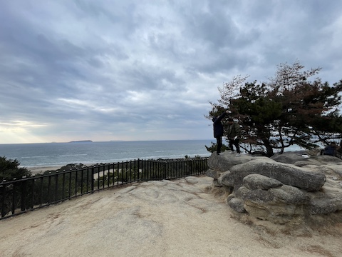 琴弾公園の風景