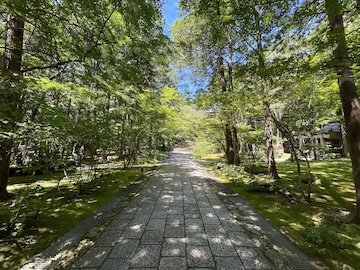五台山竹林寺の風景